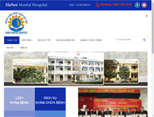Tablet Screenshot of benhvientamthanhanoi.com